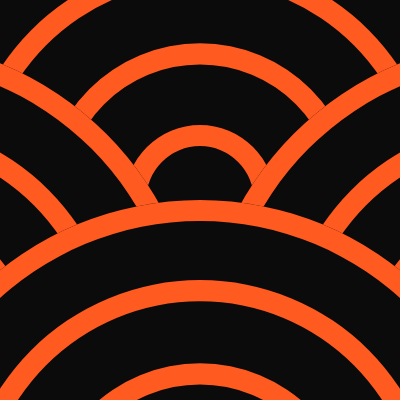 Seigaiha pattern tile
